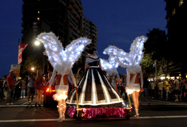 En renkli festival