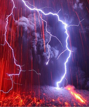 Sakurajima lav püskürtüyor