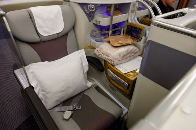 Business class heyecanı