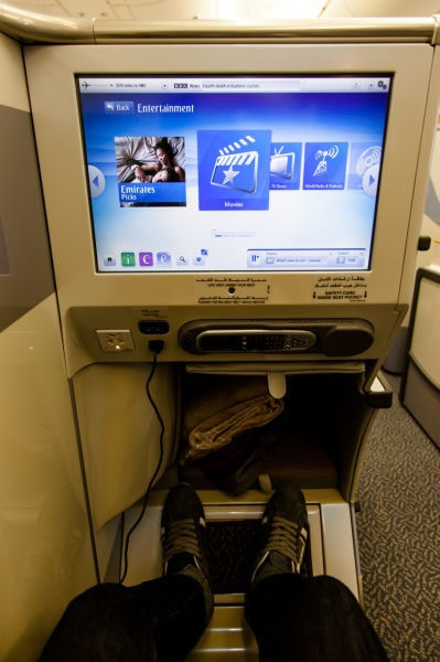 Business class heyecanı