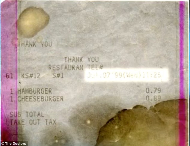 Hamburger 14 yıl boyunca çürümedi