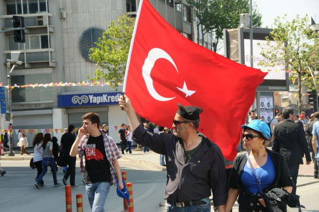 Kadıköyde 1 Mayıs bayram havasında geçiyor