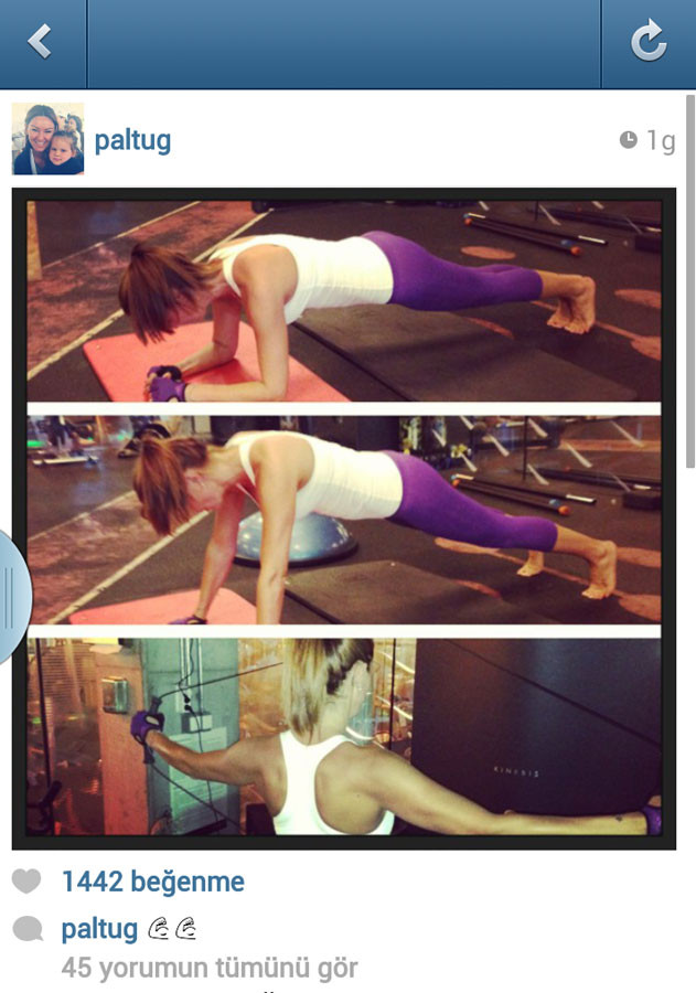 Pınar spor salonunda