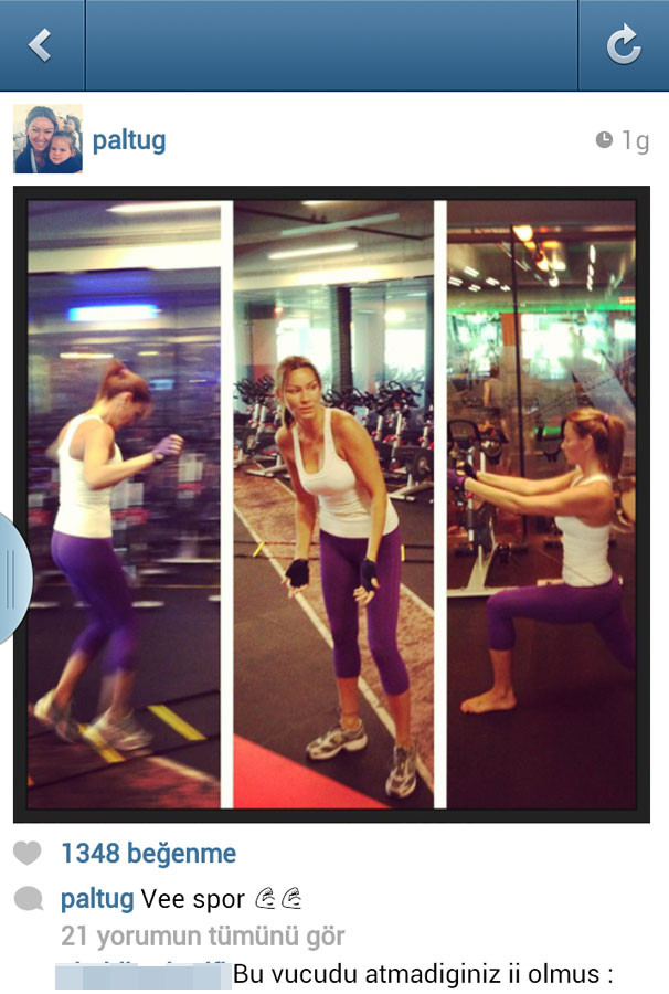 Pınar spor salonunda