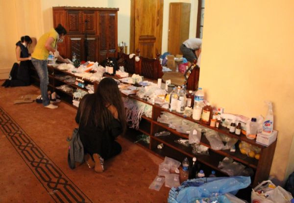 Cami revire döndü