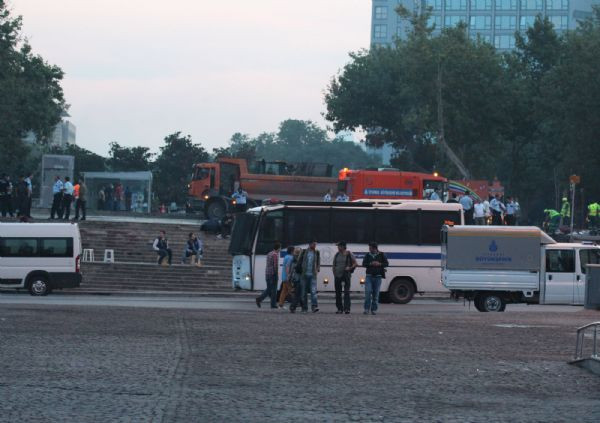 Müdahalenin ardından Gezi Parkı