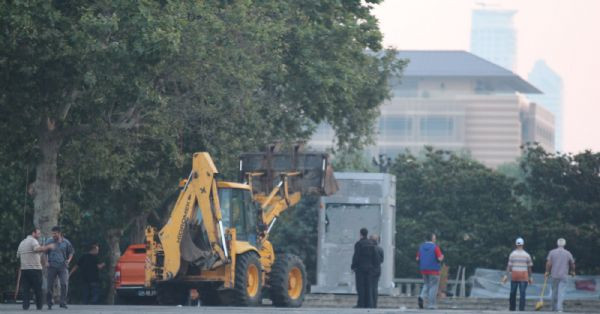 Müdahalenin ardından Gezi Parkı