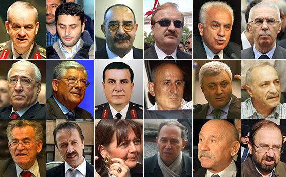 Ergenekon sanıklarına verilen cezalar...