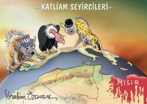 Mısır katliamının karikatürleri