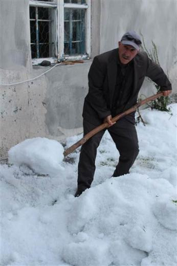 Ardahan, Ağustos ayında beyaza büründü
