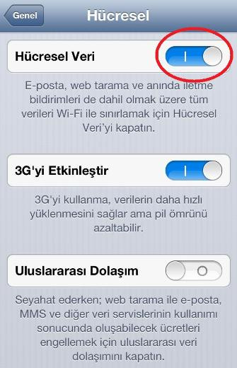 Mobil internette süpriz faturalara son