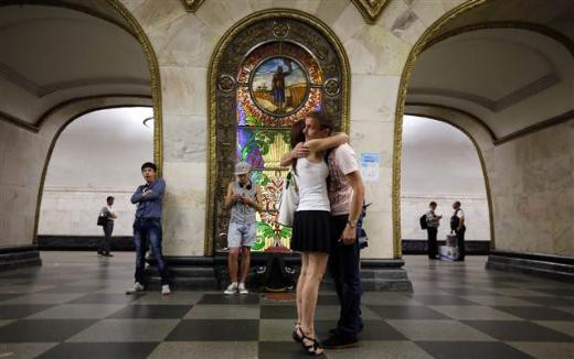 Müze değil Moskova metrosu