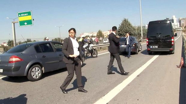 Başbakan için trafik durduruldu