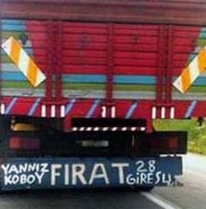 Gelin arabalarındaki ilginç yazılar