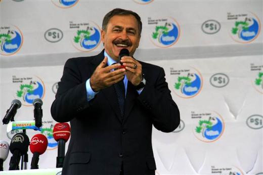 Bakan Veysel Eroğlunun zor anları