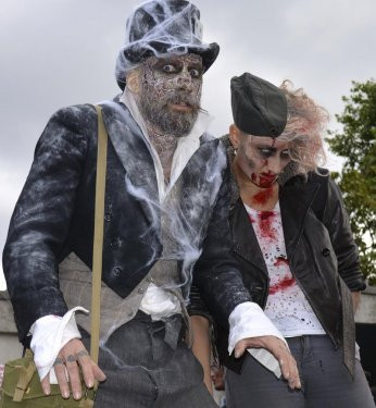 Dünya zombi gününden kareler