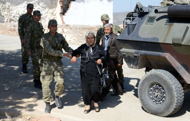 1500 metre yükseklikte bayramlaşma