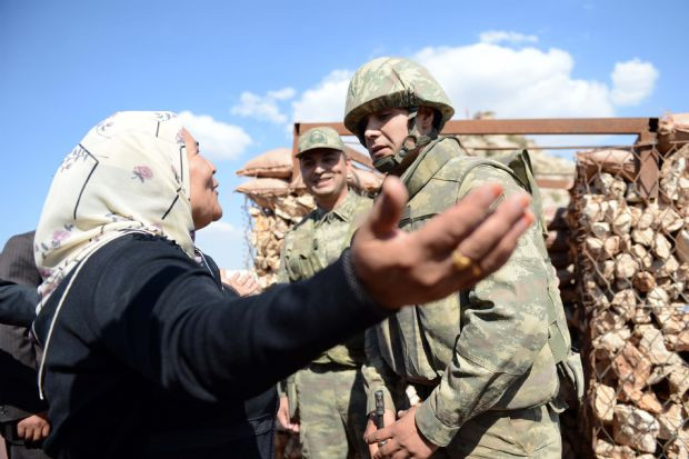 1500 metre yükseklikte bayramlaşma
