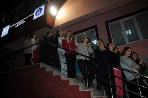 Öğrencilerden yurt protestosu