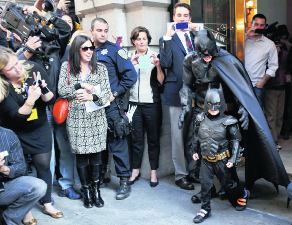 Bir günlüğüne Batman oldu