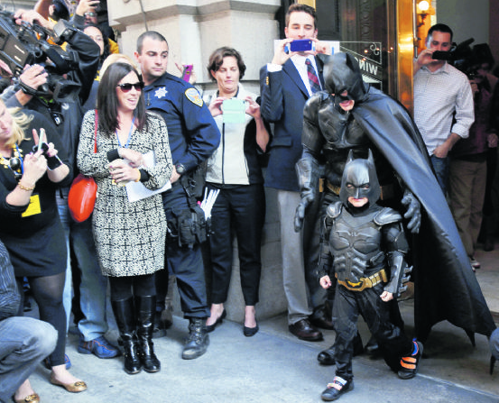 Bir günlüğüne Batman oldu