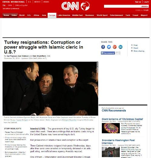 Türkiyedeki istifaların ardından dünya basını