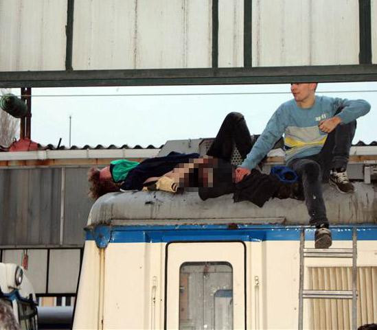Haydarpaşada turistler elektrik akımına kapıldı