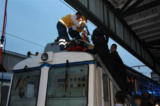 Haydarpaşada turistler elektrik akımına kapıldı