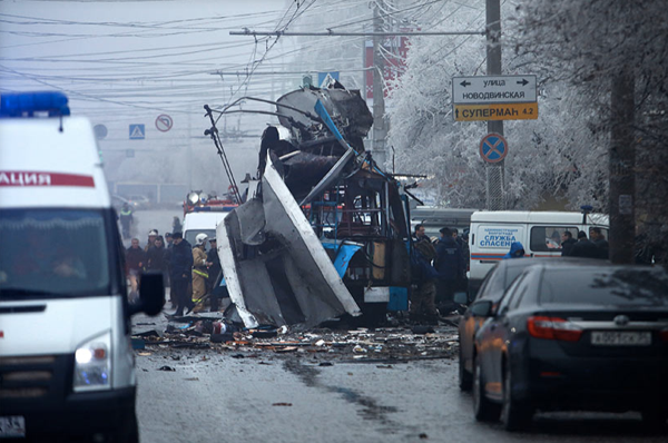 Rusyanın Volgograd şehrinde troleybüse bombalı saldırı