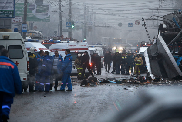 Rusyanın Volgograd şehrinde troleybüse bombalı saldırı