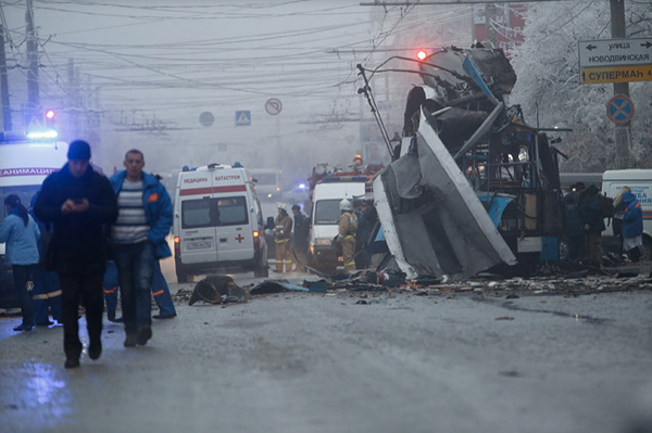 Rusyanın Volgograd şehrinde troleybüse bombalı saldırı