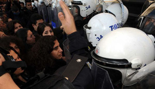 Taksim yine karıştı !