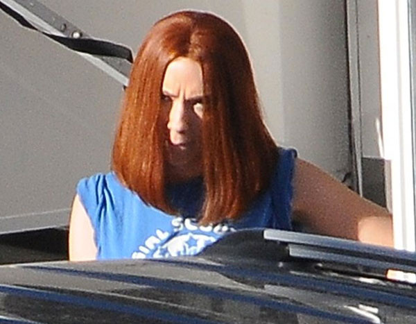 Scarlett Johansson makyajsız yakalandı!