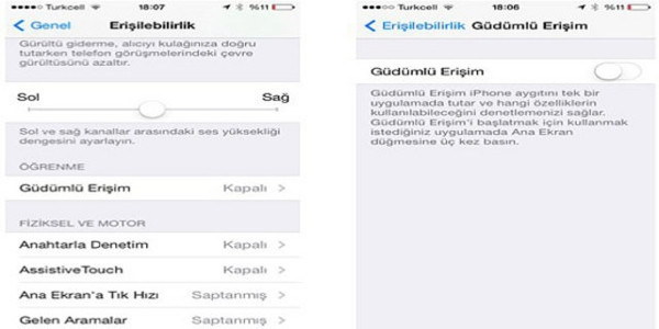 iPhone'un gizli özellikleri
