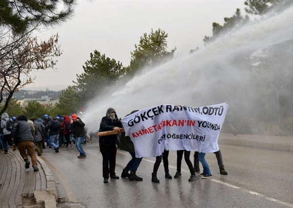 ODTÜ'de polis müdahalesi