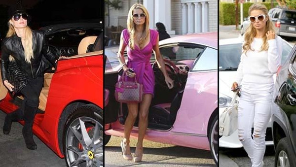 Paris Hilton'un arabaları