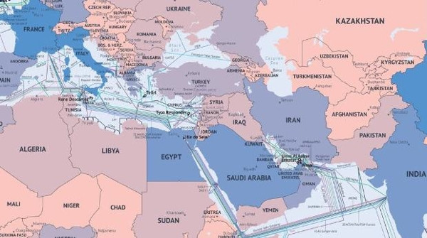Dünyanın internet altyapı haritası