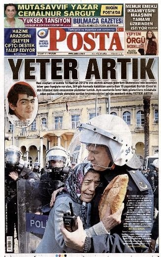Berkin Elvan'ın cenazesini gazeteler nasıl gördü