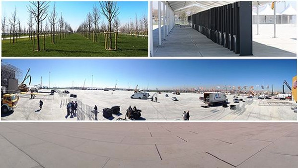 Yenikapı Meydanı'nda gece gündüz çalışma