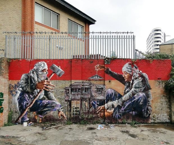 Dünya sokaklarında dev bir iz Fintan Magee