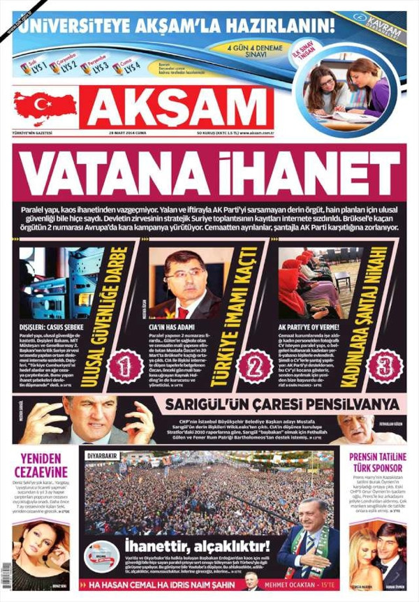 Devlet sırrı manşetlerde!