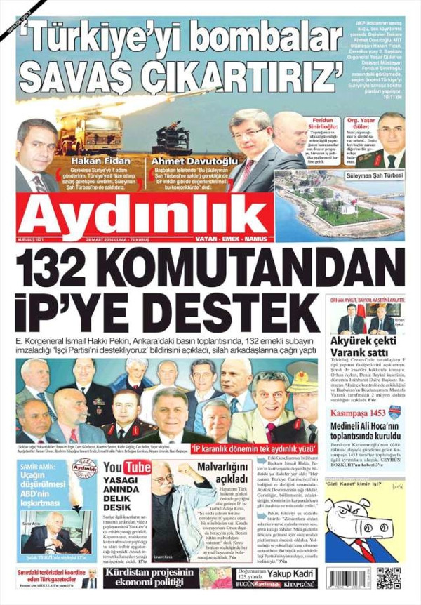 Devlet sırrı manşetlerde!