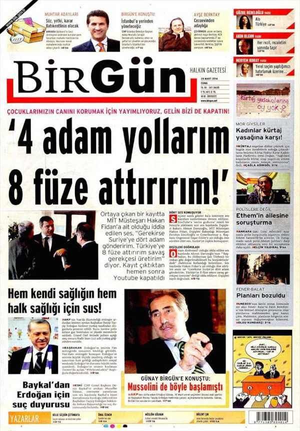 Devlet sırrı manşetlerde!