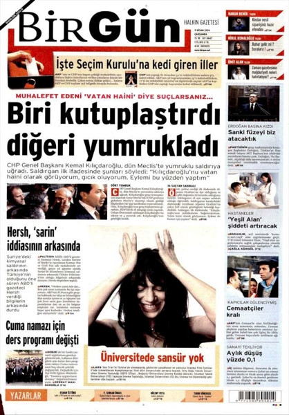 Yumruk manşetleri