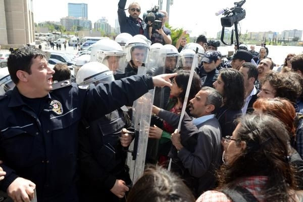 'Gezi parkı olayları davası' sonrası arbede