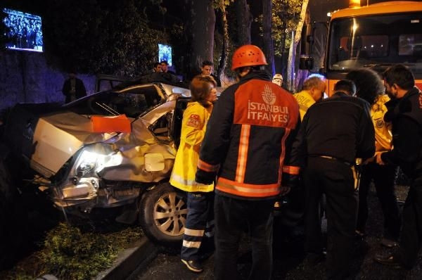 Beşiktaş'ta feci kaza:1 ölü