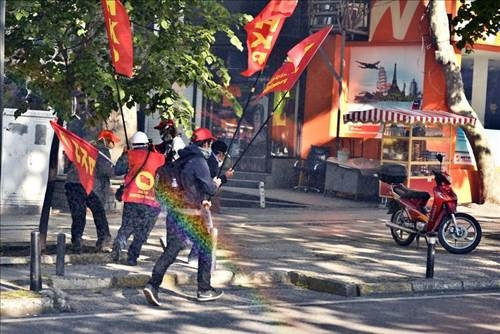 Provokatörler başarılı olamadı