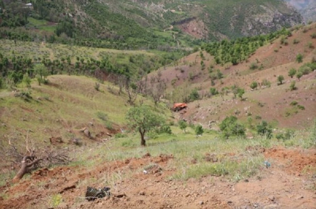 3 askerin şehit olduğu kirpi, 150 metrelik uçuruma yuvarlanmış