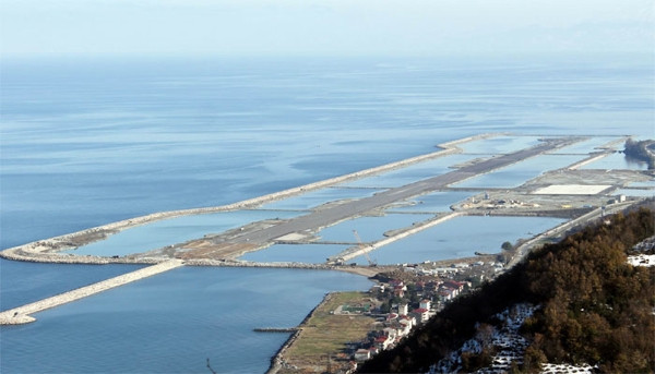 Ordu-Giresun Havaalanı böyle görüntülendi