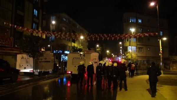 İstanbul'da gergin gece